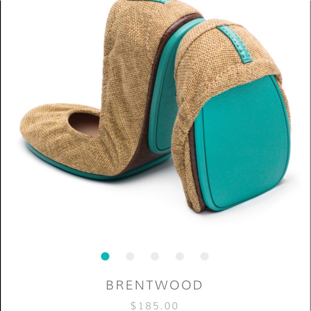 Tieks Brentwood Vegan flats, size 10 incl, box, bow, accessories